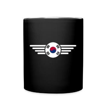 I Love South Korea, Elegance Style Design T-Shirt - Full Colour Mug - black - Front