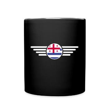 J’aime l’Adjara, T-shirt design de style élégance - Mug uni - noir - Devant