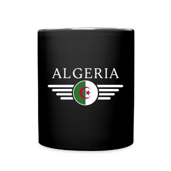 I Love Algeria, Elegance Style Design T-Shirt - Full Colour Mug - black - Front