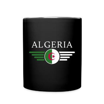 I Love Algeria, Elegance Style Design T-Shirt - Full Colour Mug - black - Front