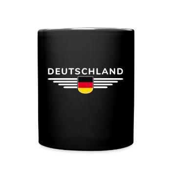 Allemagne T-Shirt Design Fierté et amour de la maison - Mug uni - noir - Devant