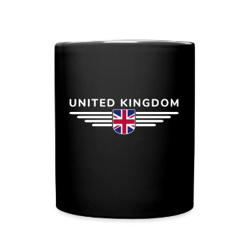 I Love Britain UK, Style Design T-Shirt - Mug uni - noir - Devant