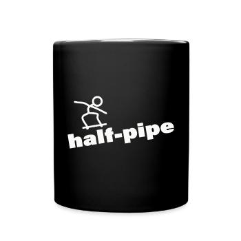 HALF-PIPE - Mug uni - noir - Devant