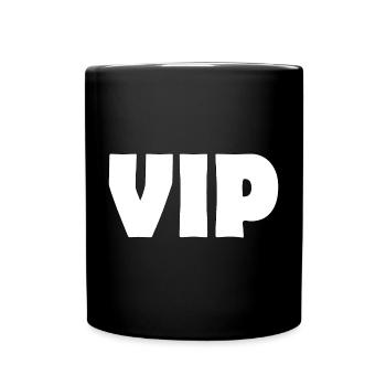 VIP - Mug uni - noir - Devant