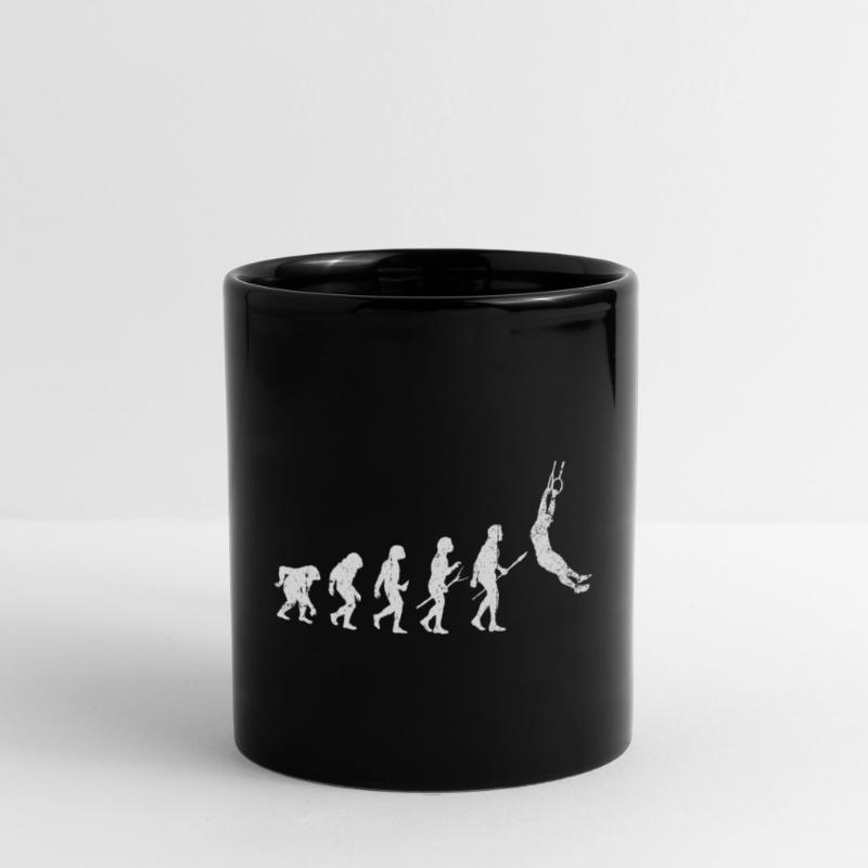 Évolution à la silhouette de grimpeur Mug uni