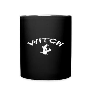 WITCH - Full Colour Mug - black - Front