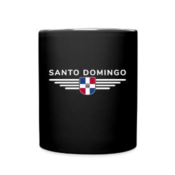 Santo Domingo T-Shirt Design - Full Colour Mug - black - Front