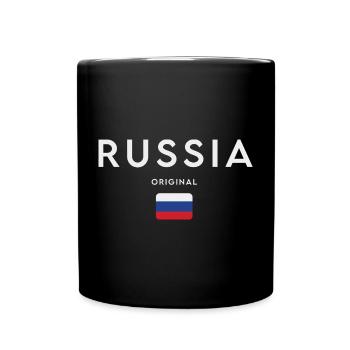 Flag of Russia, Russian pride - Full Colour Mug - black - Front