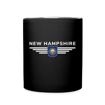 New Hampshire Fan T-Shirt – Must-have! - Tasse einfarbig - Schwarz - Vorne