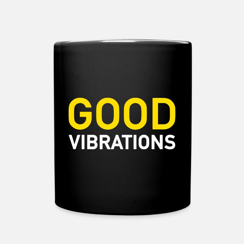 Good Vibrations - Tasse einfarbig - Schwarz