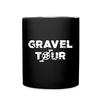 Vélo de randonnée Gravel - Mug uni - noir - Devant