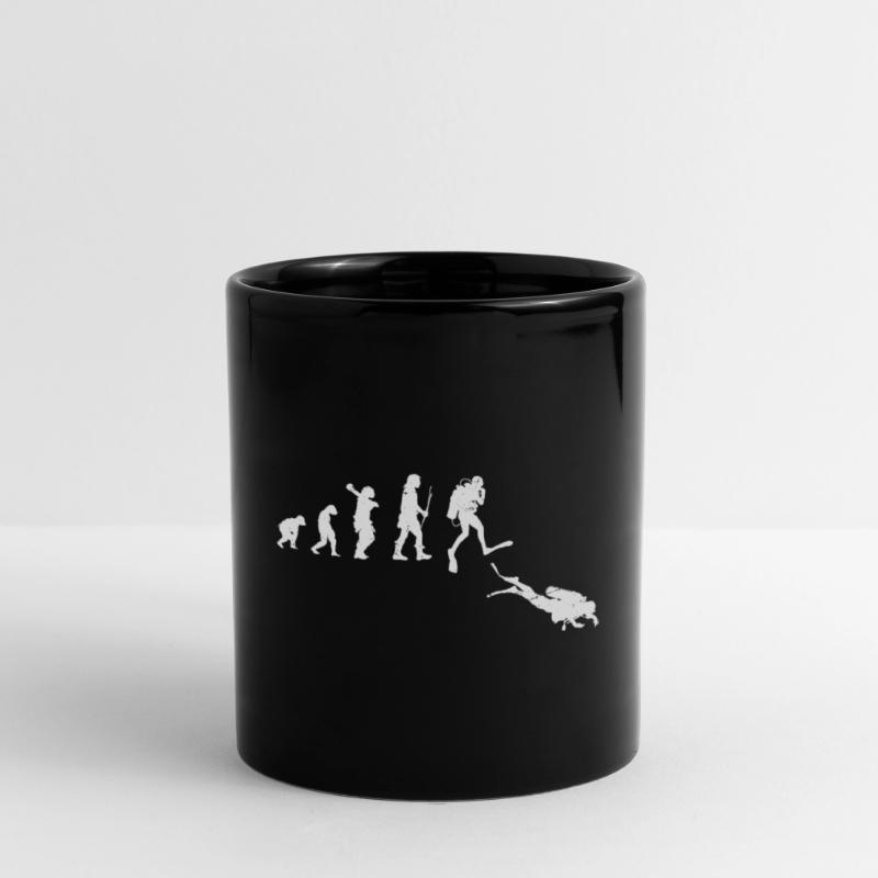 Illustration de l’évolution du progrès humain Mug uni