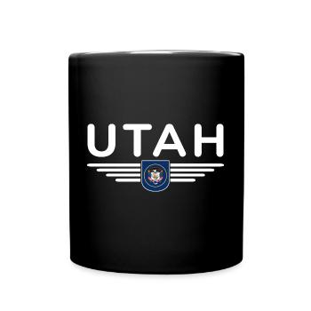 T-shirt Utah Fan – Nature & Liberté - Mug uni - noir - Devant