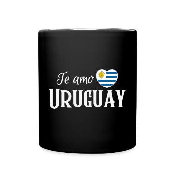 I love Uruguay, Uruguayan pride - Full Colour Mug - black - Front