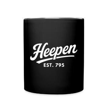 Heepen Est 795 Bielefeld - Tasse einfarbig - Schwarz - Vorne
