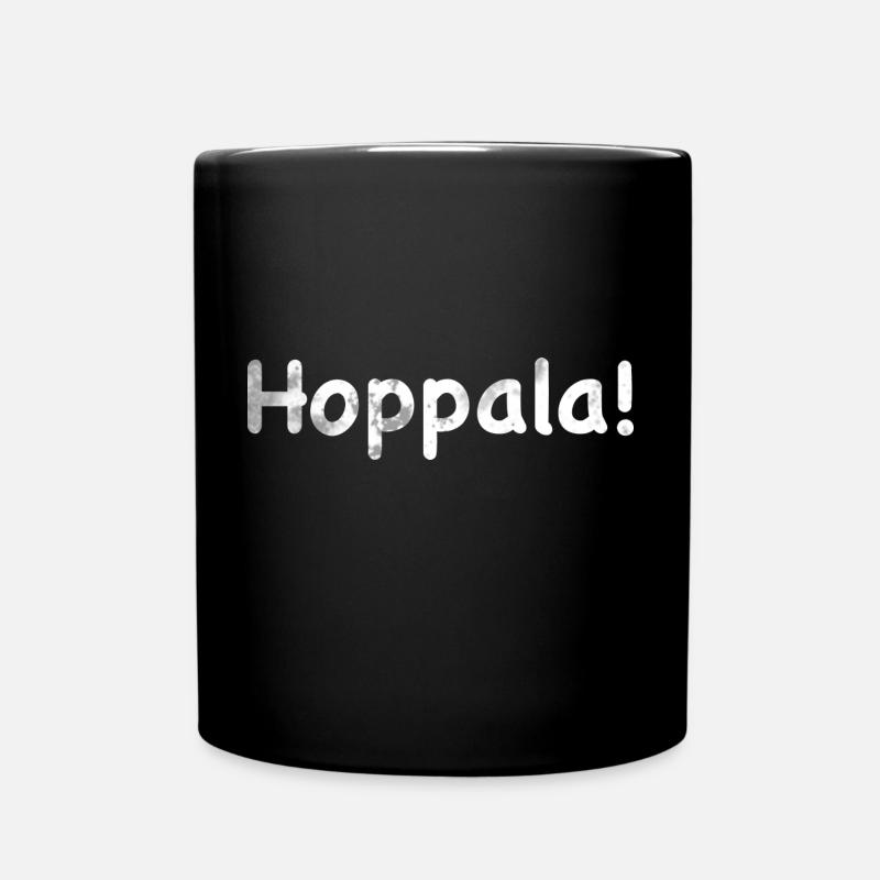 Hoppala - Tasse einfarbig - Schwarz