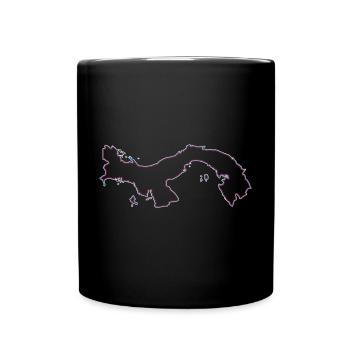 Panama - Tasse einfarbig - Schwarz - Vorne