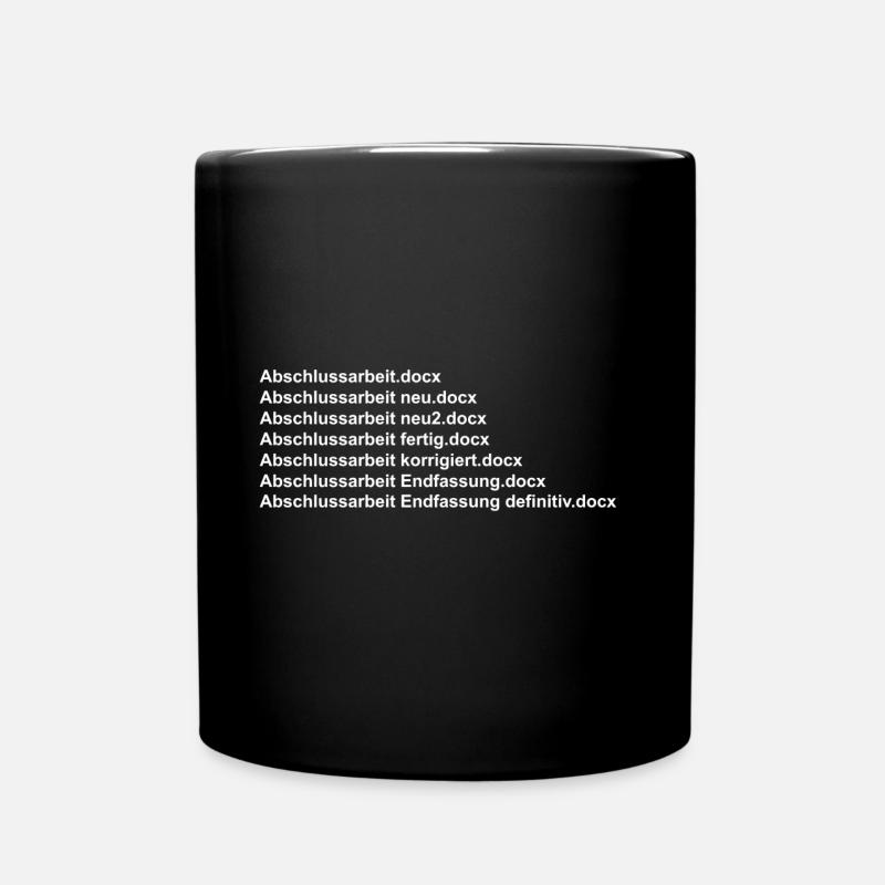 Thèse de fin d’études - Mug uni - noir