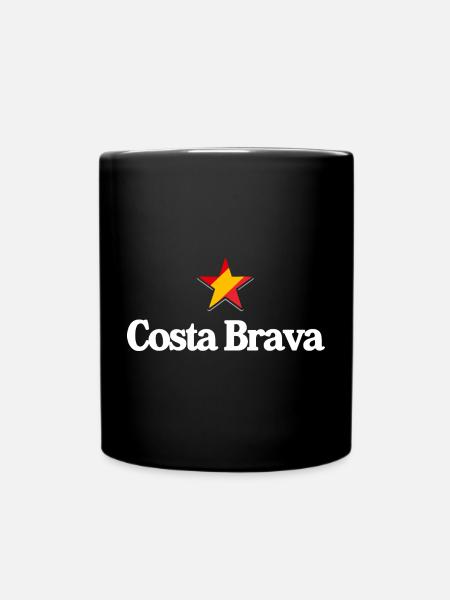 Stars of Spain - Costa Brava - Tasse einfarbig - Schwarz