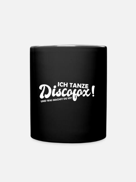 Ich tanze Discofox Tanzschule Geschenk Idee - Tasse einfarbig - Schwarz