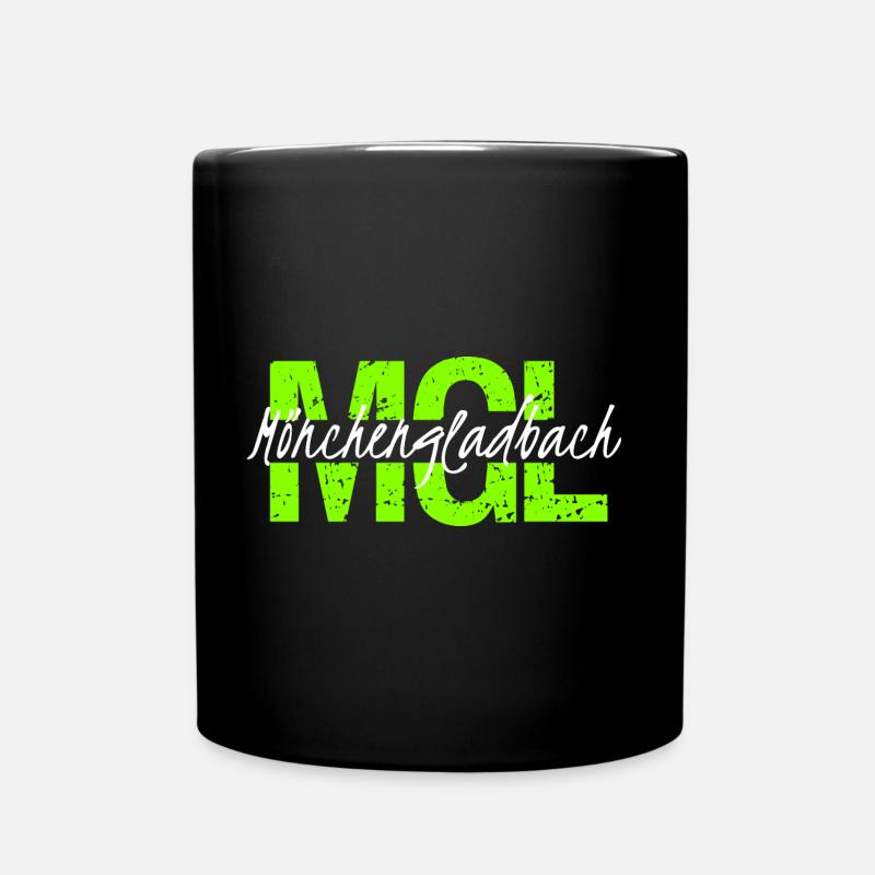 MGL Mönchengladbach - Tasse einfarbig - Schwarz