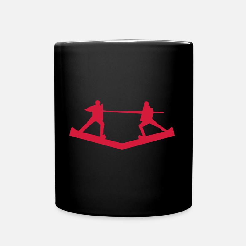 Joutes nautiques lance bouclier 1 - Mug uni - noir
