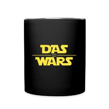 Das Wars Game Over Junggeselle Geschenk Star - Tasse einfarbig - Schwarz - Vorne