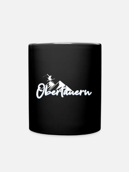 Obertauern - Tasse einfarbig - Schwarz