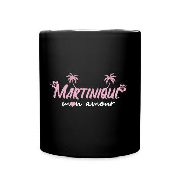 Martinique - Mug uni - noir - Devant
