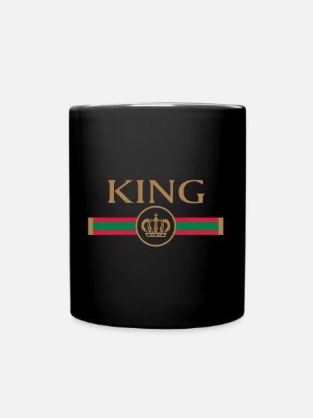 KING - Queen Partnerlook P70 A - Tasse einfarbig - Schwarz