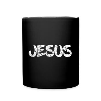 Jesus - Full Colour Mug - black - Front