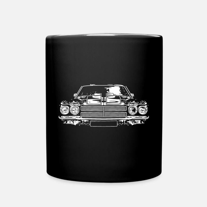 muscle car v8 voiture icône logo utilisé look bigblock - Mug uni - noir