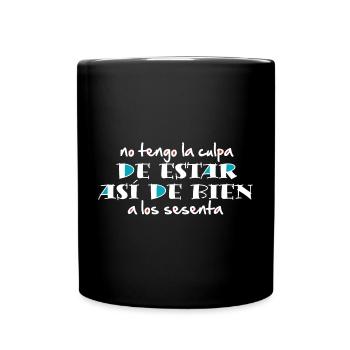 Tellement bon à 60 ans (sombre) - Mug uni - noir - Devant