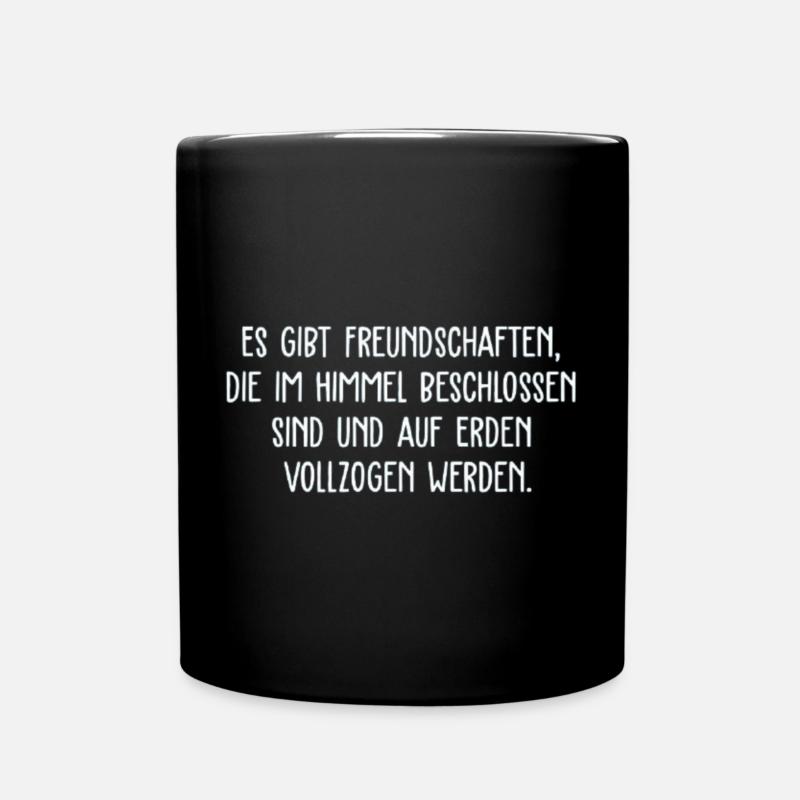 Schicksalsfreundschaften  - Tasse einfarbig - Schwarz