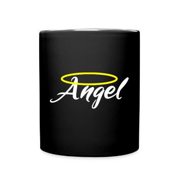 I'm an Angel - Angel - Full Colour Mug - black - Front