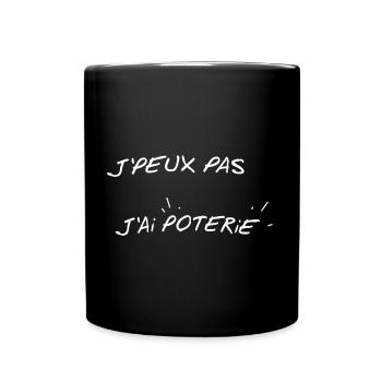 J ai poterie - Mug uni - noir - Devant