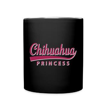 Chihuahua Princess pour la mère de chien fière - Mug uni - noir - Devant