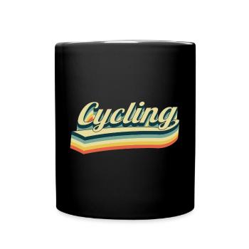 Cycling - Vélo - Mug uni - noir - Devant
