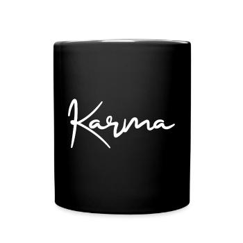 Karma - Full Colour Mug - black - Front