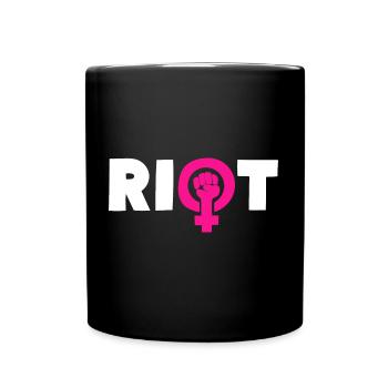 Riot Girl Power - Full Colour Mug - black - Front