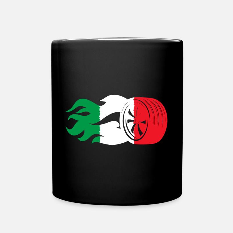 Drapeau du sport automobile italien - Mug uni - noir