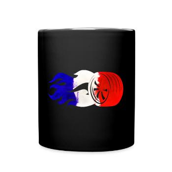 France Motorsport Flag - Full Colour Mug - black - Front