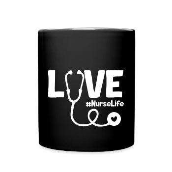 Krankenschwester Nurse Life - Mug uni - noir - Devant
