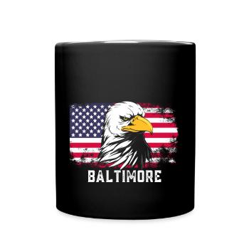 Baltimore - Full Colour Mug - black - Front