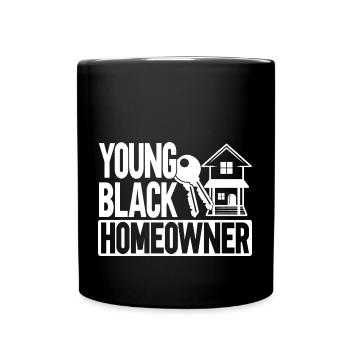 Young Black Homeowner - Full Colour Mug - black - Front