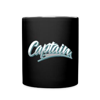 Capitaine Bateau à moteur Voilier Marin - Mug uni - noir - Devant