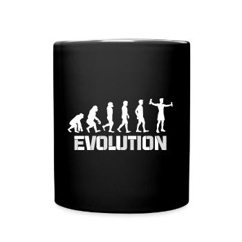 évolution muscu - Mug uni - noir - Devant
