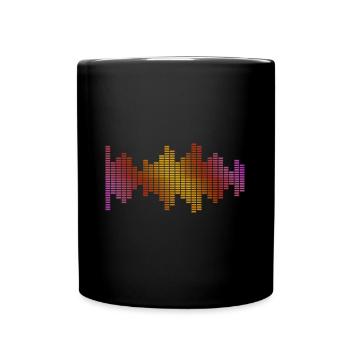 Égaliseur Musique Dj - Mug uni - noir - Devant