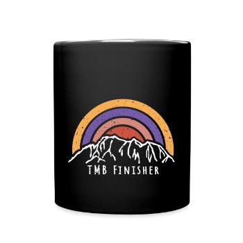 Tour du Mont Blanc TMB Finisher Wandern Frankreich - Tasse einfarbig - Schwarz - Vorne