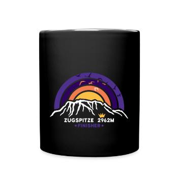 Zugspitze Finisher Garmisch Partenkirchen Wandern - Tasse einfarbig - Schwarz - Vorne